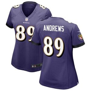 NWT Nike Women's Baltimore Ravens Mark Andrews Custom Game Jersey